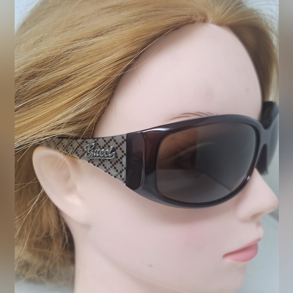 Gucci Sunglasses Monogram Wrap Brown Unisex GG3032/N/S  61-16-115 - Picture 6 of 14
